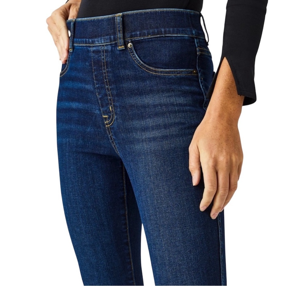 💙SPANX Women's Ankle Skinny Jeans. Large. EUC - Picture 3 of 9